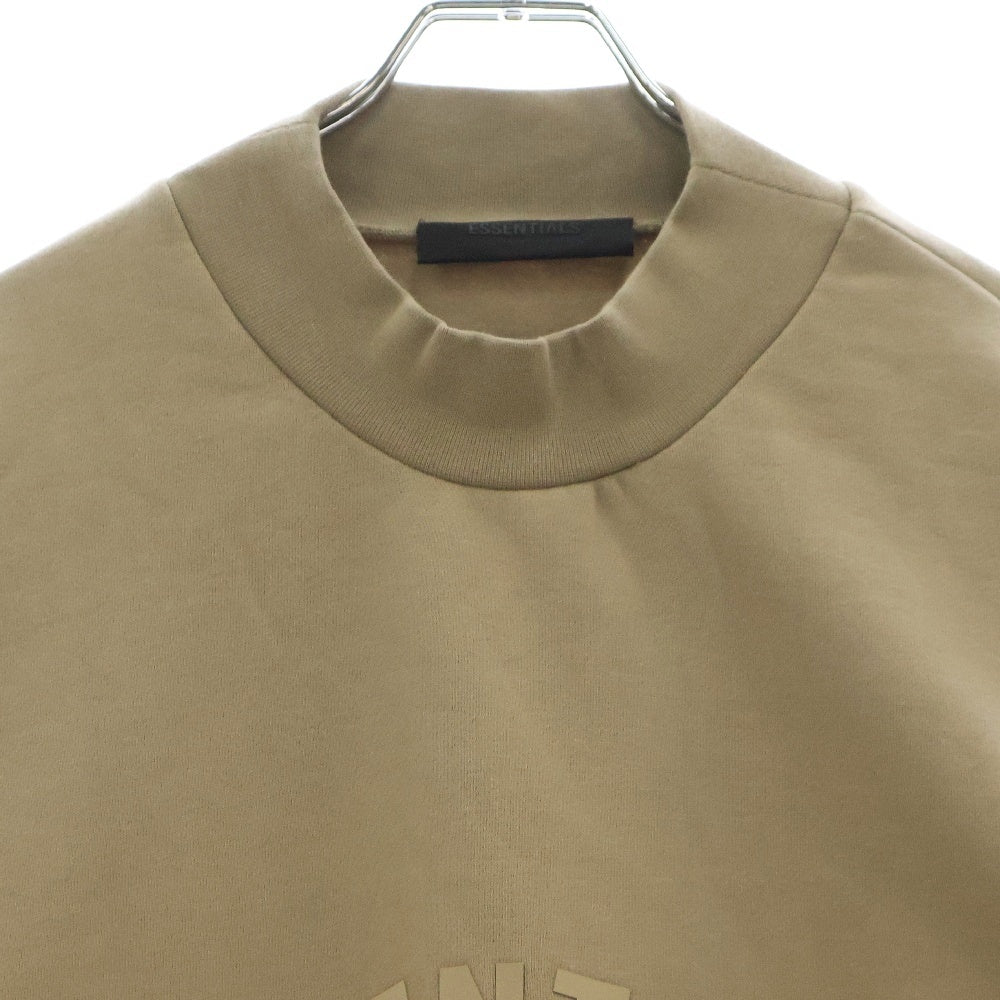 FEAR OF GOD ESSENTIALS(フィアオブゴッド エッセンシャルズ) SWEATSHRT フェルトロゴ クルーネックスウェットトレーナー ブラウン