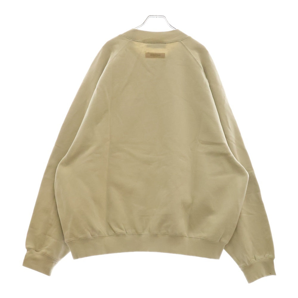 FEAR OF GOD ESSENTIALS(フィアオブゴッド エッセンシャルズ) SWEATSHRT 1977 フェルトロゴ クルーネックスウェットトレーナー ベージュ
