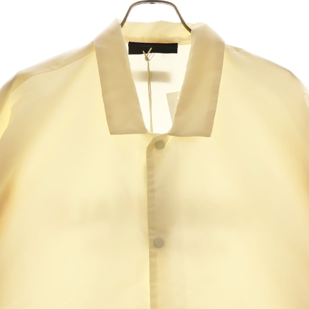 FEAR OF GOD ESSENTIALS(フィアオブゴッド エッセンシャルズ) NYLON COACH JACKET バックラバーロゴ ナイロンコーチジャケット アイボリー