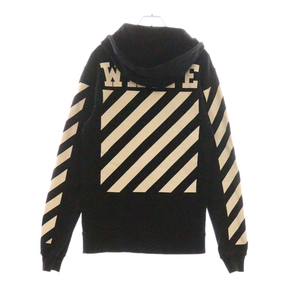 OFF-WHITE(オフホワイト) 15AW Caravaggio Hoodie カラヴァッジョ プルオーバースウェットパーカー フーディー ブラック