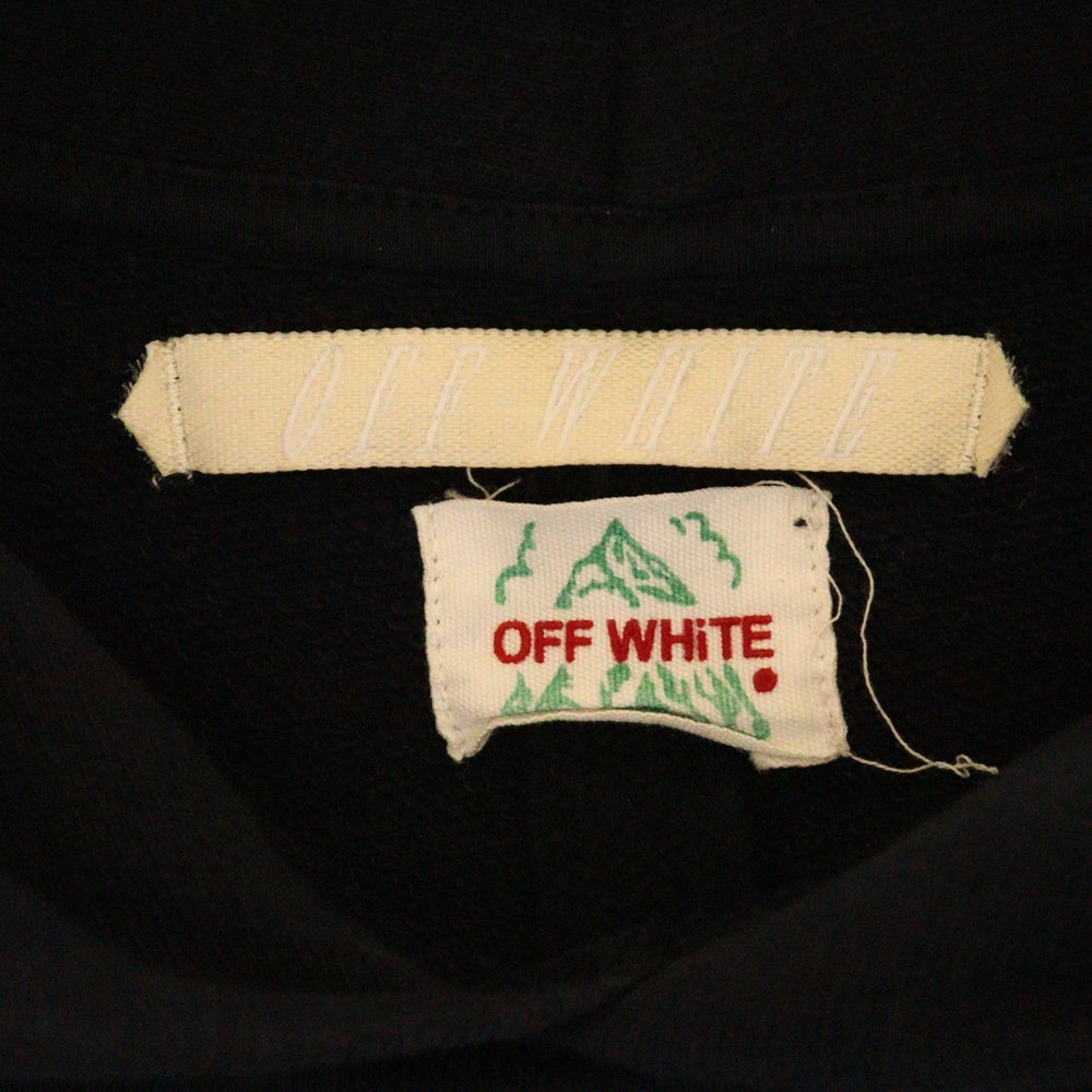 OFF-WHITE(オフホワイト) 15AW Caravaggio Hoodie カラヴァッジョ プルオーバースウェットパーカー フーディー ブラック