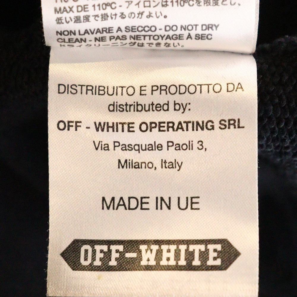 OFF-WHITE(オフホワイト) 15AW Caravaggio Hoodie カラヴァッジョ プルオーバースウェットパーカー フーディー ブラック