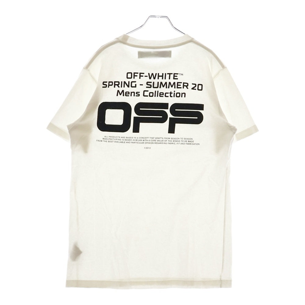 OFF-WHITE(オフホワイト) 20SS Wavy Line Logo T-Shirt 半袖Tシャツ ホワイト OMAA027R20185004