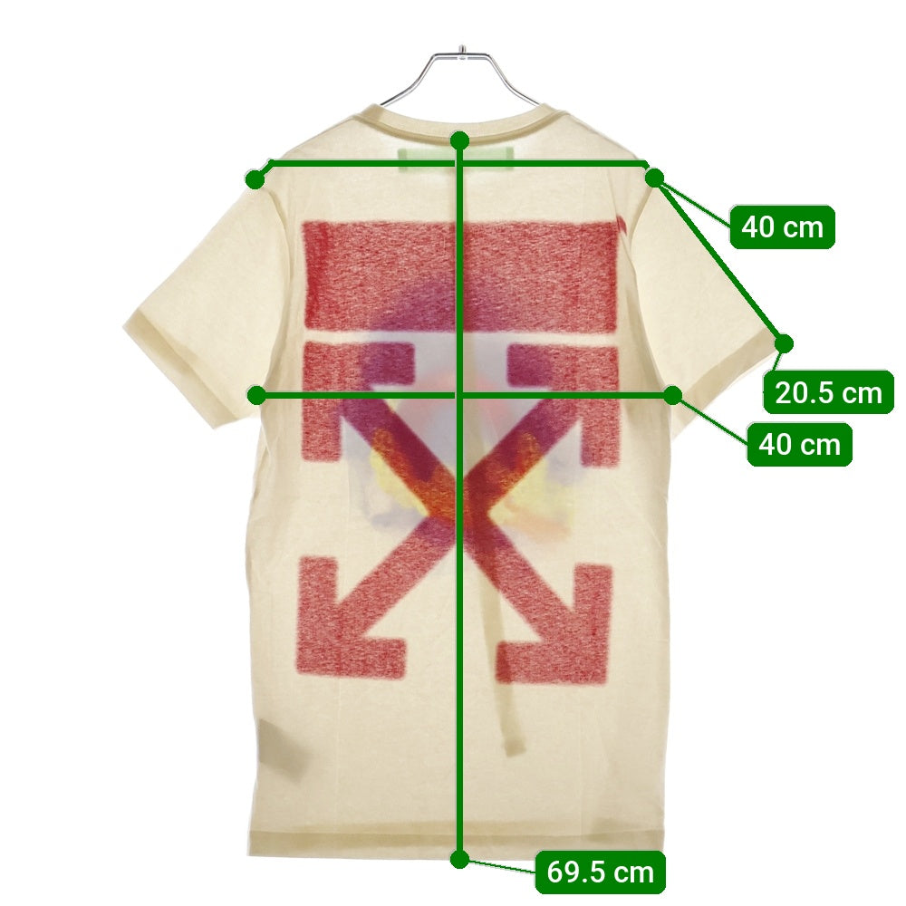 OFF-WHITE(オフホワイト) 18AW World Hand T-Shirt 半袖Tシャツ ホワイト OMAA027F18185039