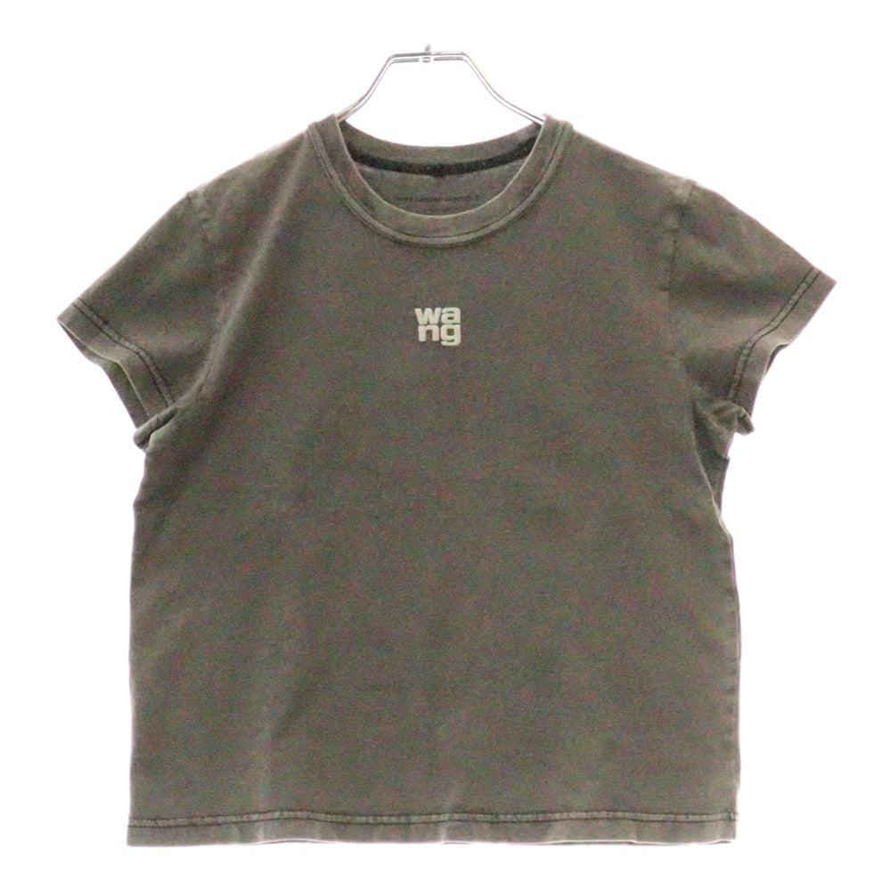 ALEXANDER WANG(アレキサンダーワン) S/S T-Shirt ロゴ半袖Tシャツ グレー レディース