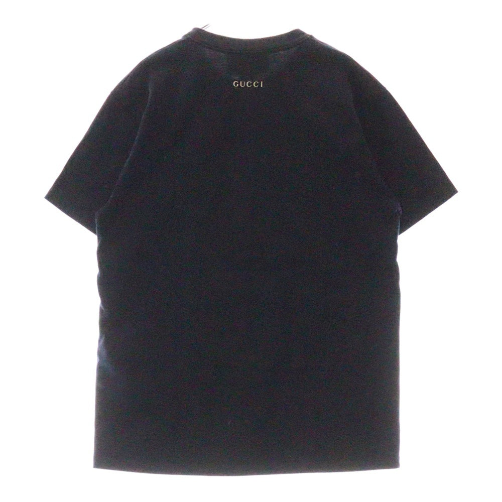 GUCCI(グッチ) 20SS ANCHOR OVERSIZE T-SHIRT アンカー グラフィック ロゴ半袖Tシャツ ネイビー 565806 XJB23