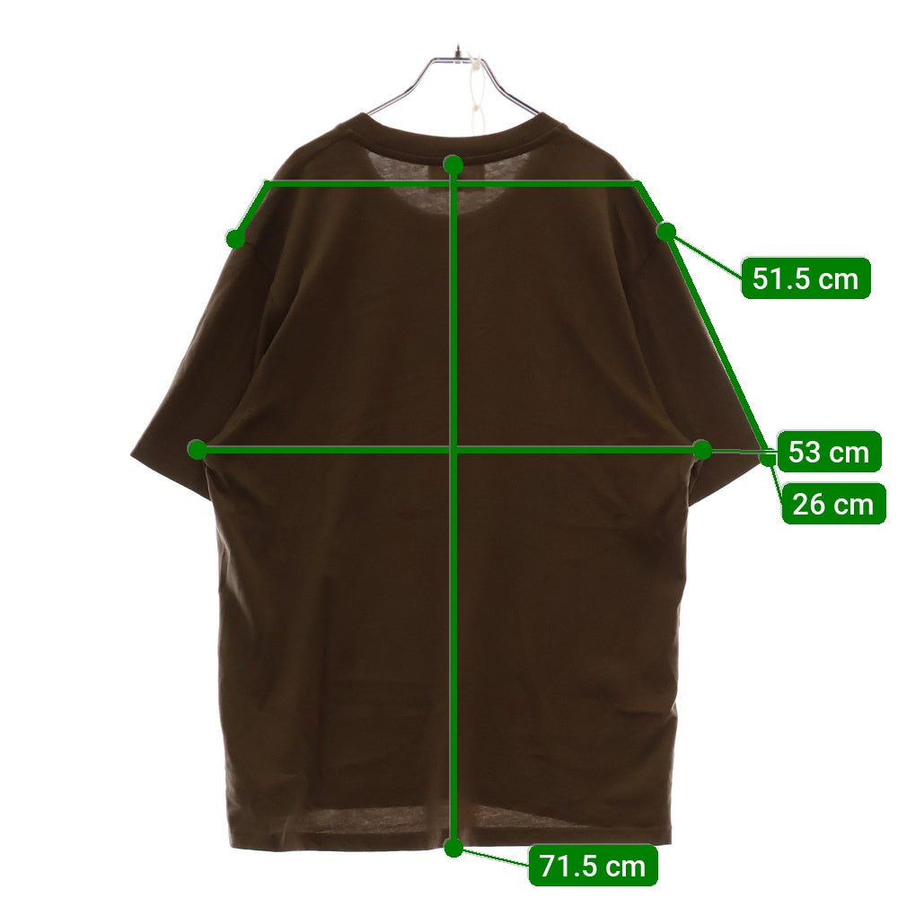 AMI Alexandre Mattiussi(アミアレクサンドルマテュッシ) AMI DE COEUR T-Shirt ロゴ刺繍 半袖Tシャツ ベージュ UTS025.726