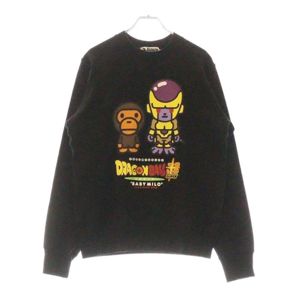 A BATHING APE(アベイシングエイプ) Dragonball Super Golden Frieza Crewneck クルーネックスウェットトレーナー ブラック 002SWF731914X
