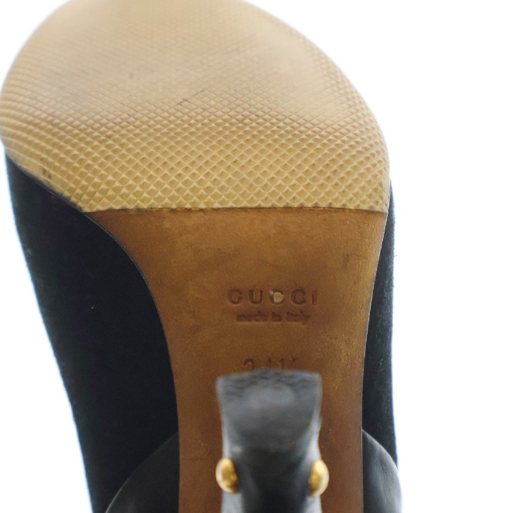GUCCI(グッチ) 08AW Baboushka Studded Pumps スタッズパンプス レザーシューズ ブラック レディース