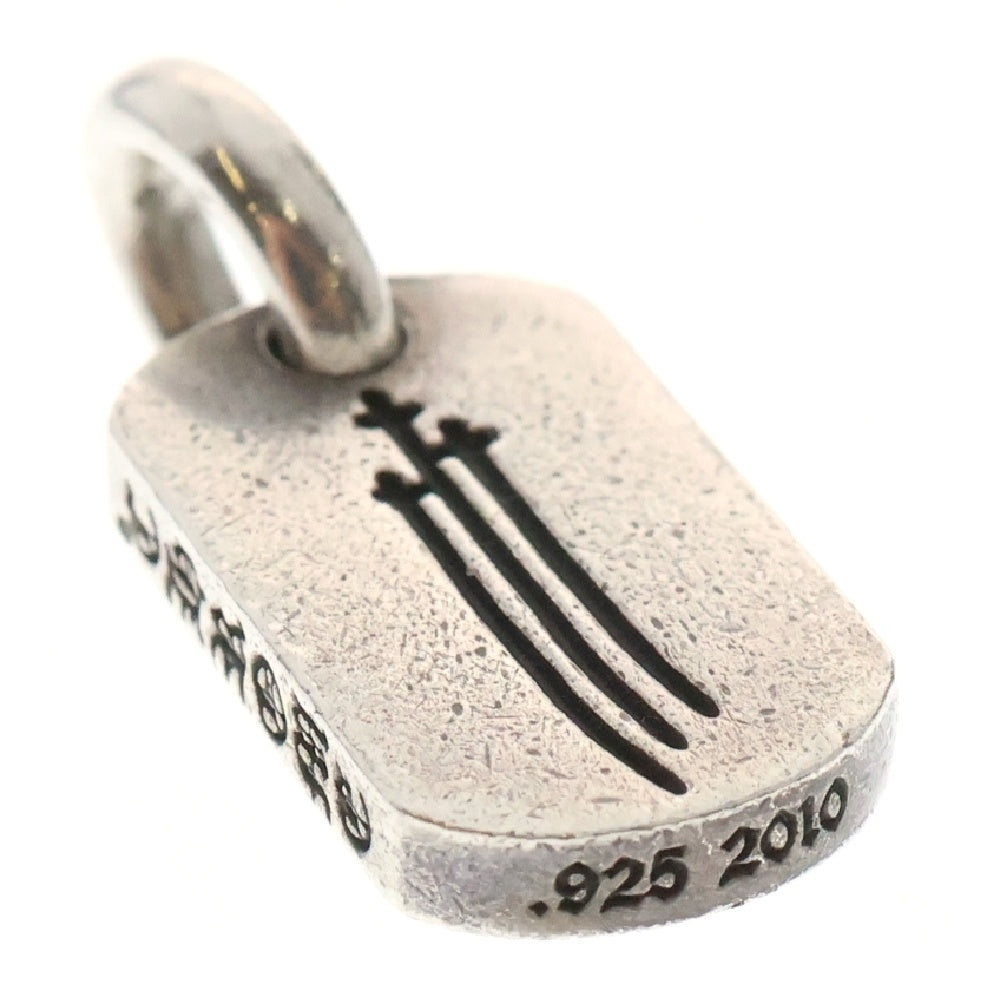 CHROME HEARTS(クロムハーツ) DT TNY RS3 RS3クロスタイニードッグタグ ペンダントトップ シルバー