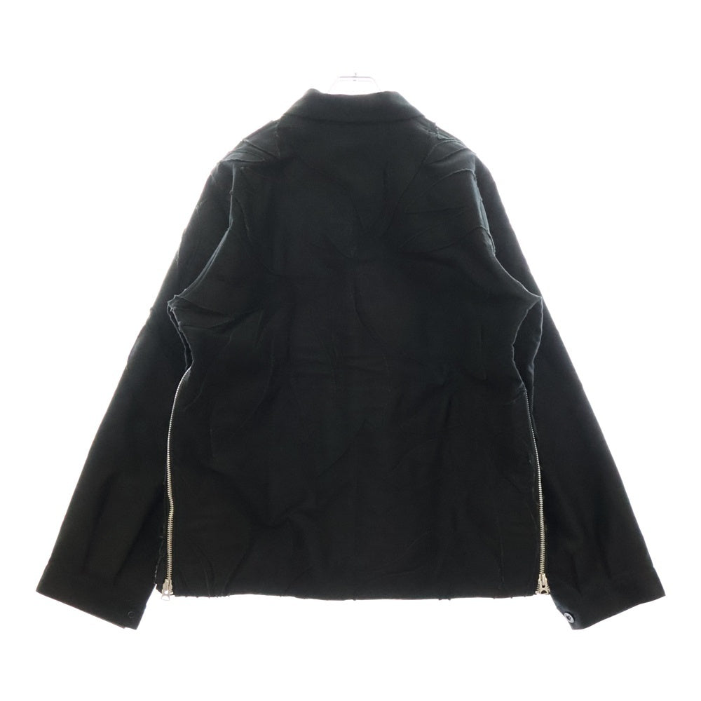 Sacai(サカイ) 24SS Moleskin Embroidered Patch Jacket モールスキン エンブロイダリージャケット ブラック 24-03304M