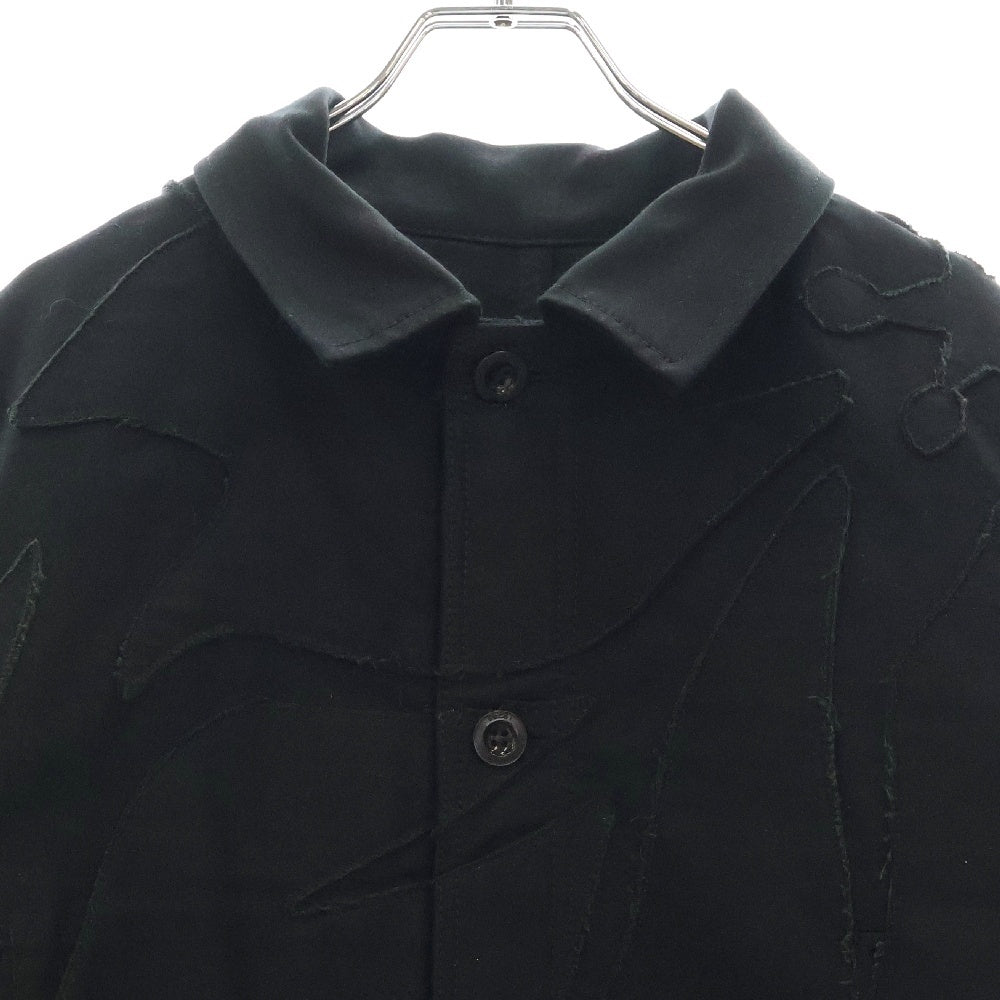 Sacai(サカイ) 24SS Moleskin Embroidered Patch Jacket モールスキン エンブロイダリージャケット ブラック 24-03304M