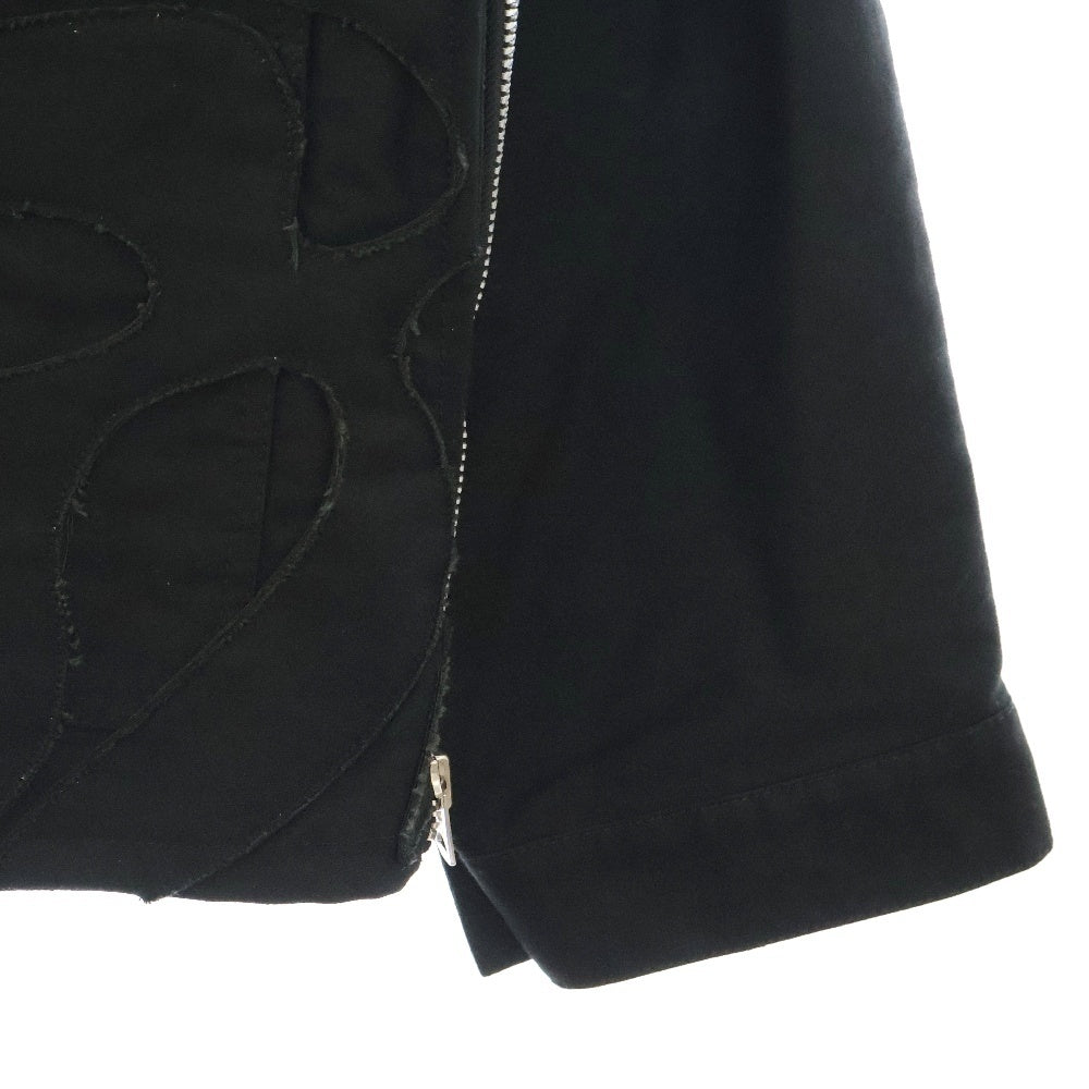 Sacai(サカイ) 24SS Moleskin Embroidered Patch Jacket モールスキン エンブロイダリージャケット ブラック 24-03304M