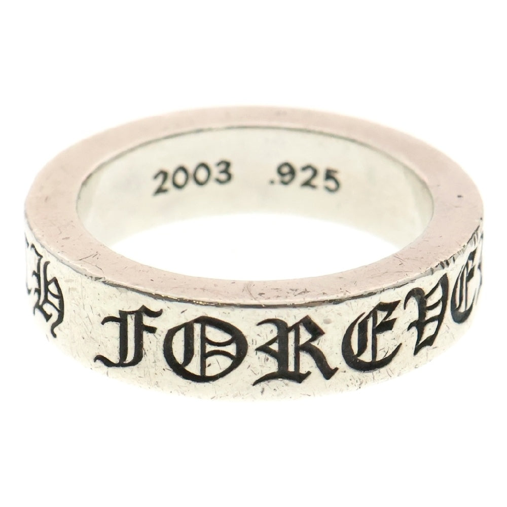 CHROME HEARTS(クロムハーツ) 6mm SPACER FOREVER 6mmスペーサーリング フォーエバーシルバー BCA337