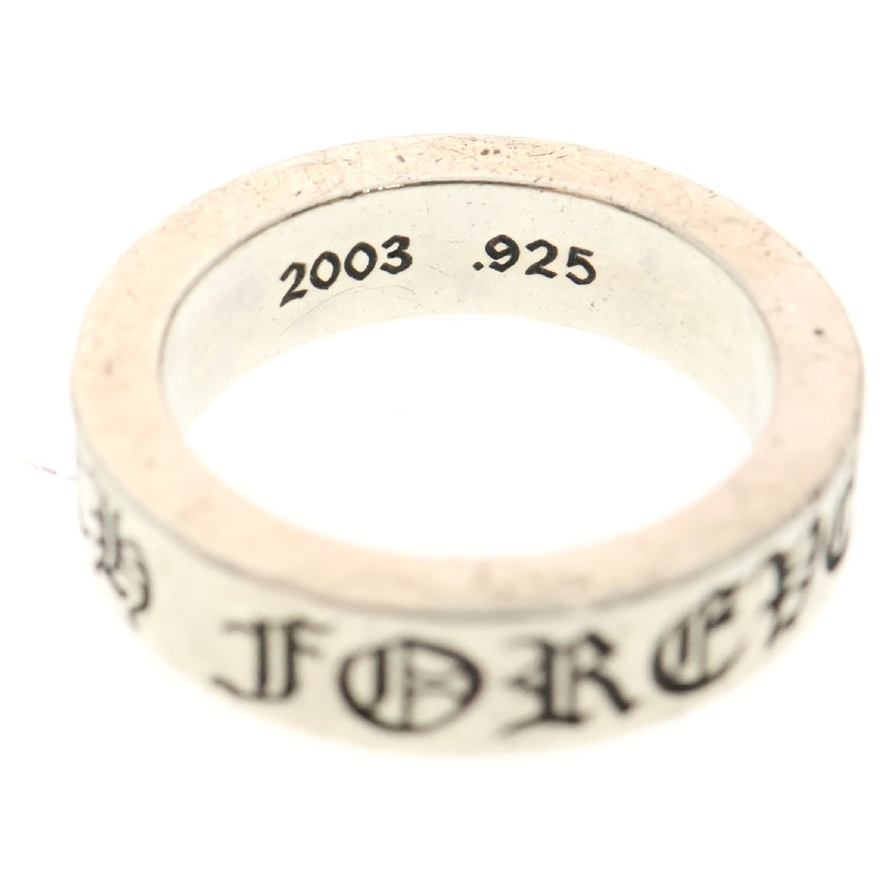 CHROME HEARTS(クロムハーツ) 6mm SPACER FOREVER 6mmスペーサーリング フォーエバーシルバー BCA337
