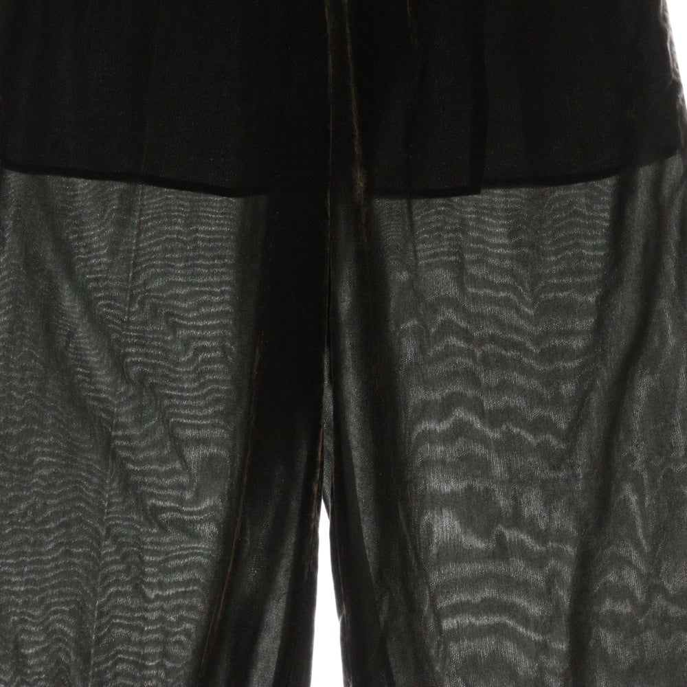 MASU(エムエーエスユー) 24AW VELVET WIDE TROUSERS ベルベット ワイルパンツ グレー MPFW-PT2024