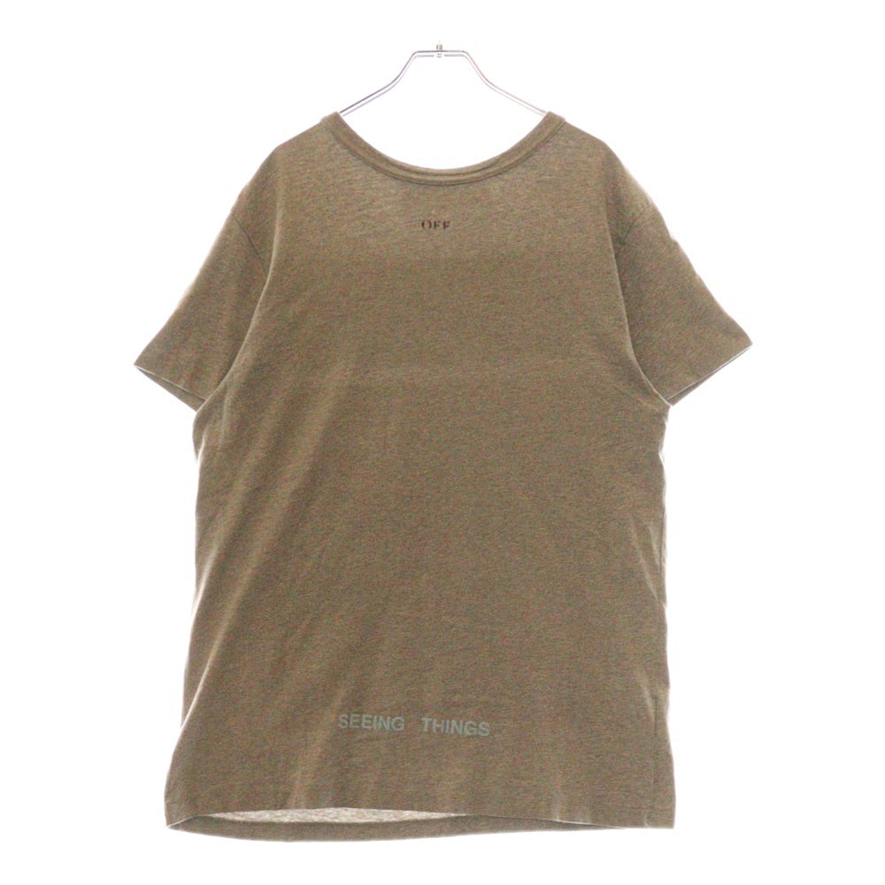 OFF-WHITE(オフホワイト) 17AW seeing Things T-Shirt 半袖Tシャツ グレー OMAA002F17185023