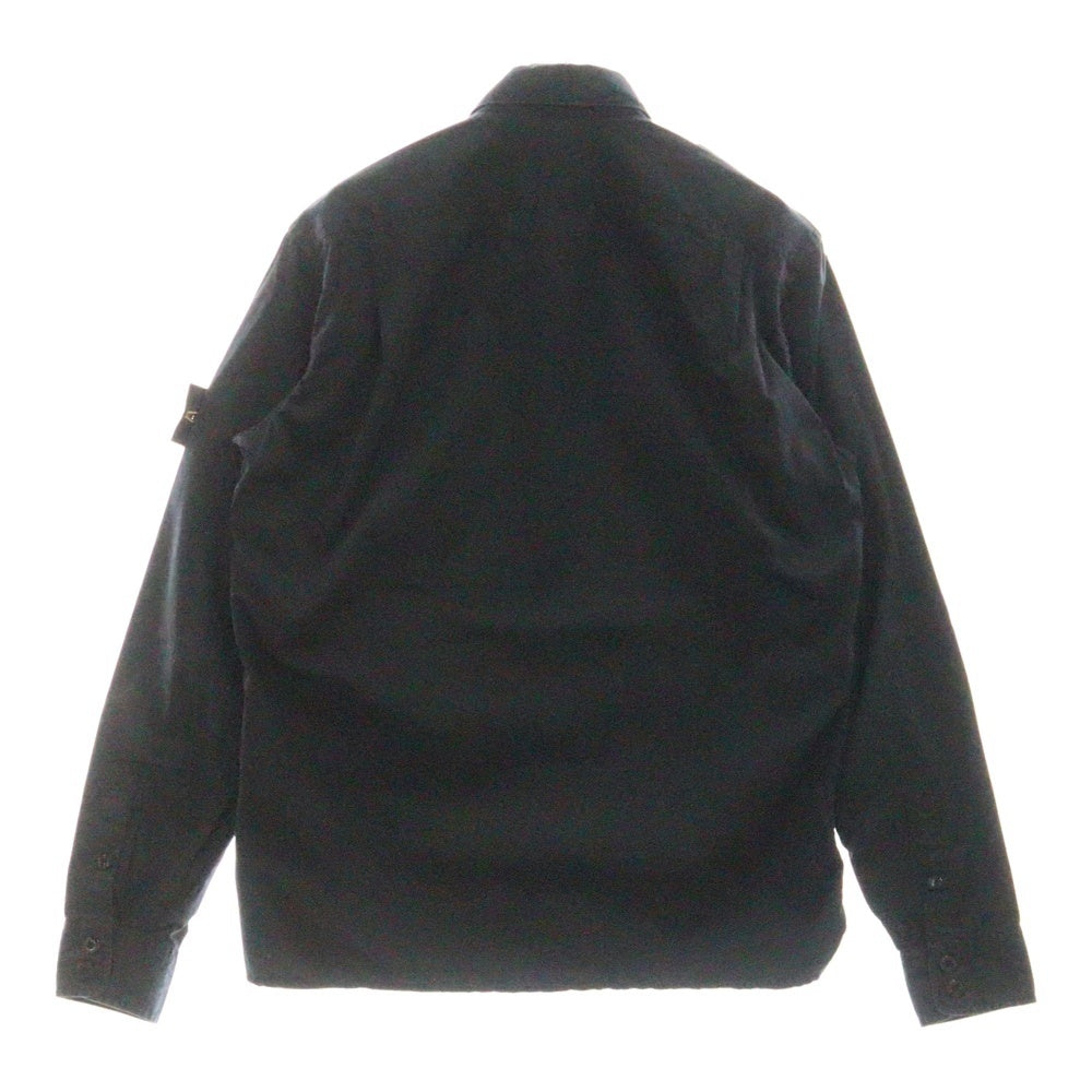 STONE ISLAND(ストーンアイランド) 14AW Overshirt ロゴワッペン 長袖シャツ ネイビー 61151F603
