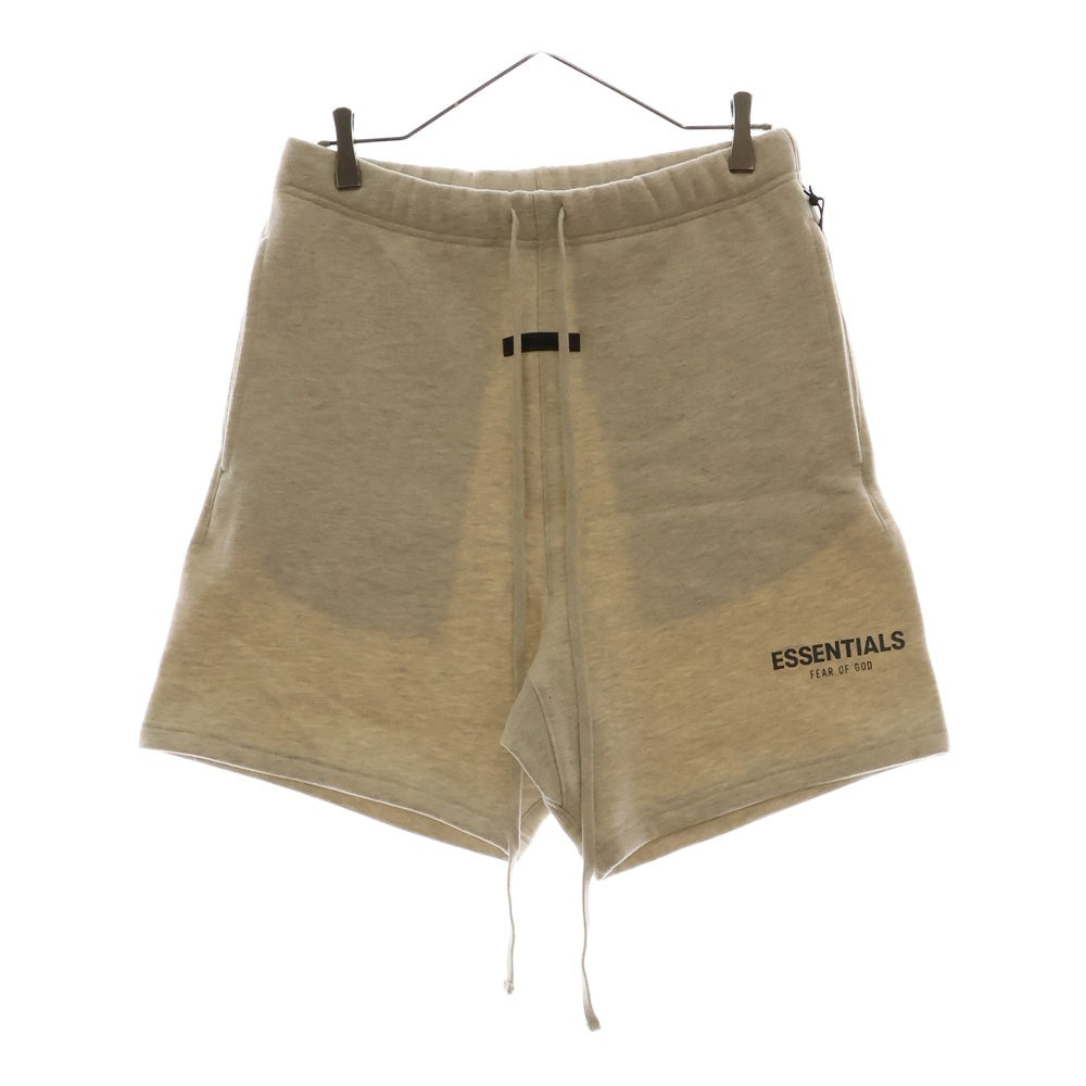 FEAR OF GOD ESSENTIALS(フィアオブゴッド エッセンシャルズ) SHORT PANTS リフレクターロゴ スウェットハーフパンツ ショーツ グレー