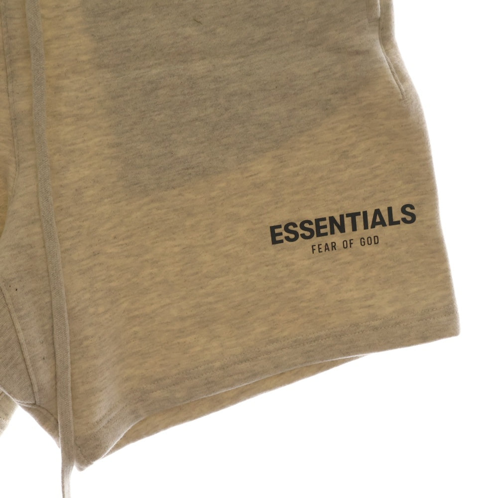 FEAR OF GOD ESSENTIALS(フィアオブゴッド エッセンシャルズ) SHORT PANTS リフレクターロゴ スウェットハーフパンツ ショーツ グレー