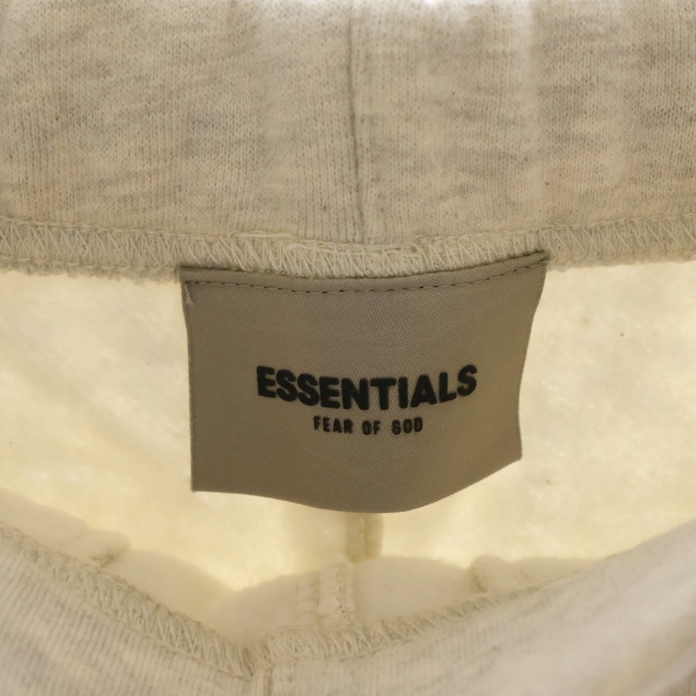 FEAR OF GOD ESSENTIALS(フィアオブゴッド エッセンシャルズ) SHORT PANTS リフレクターロゴ スウェットハーフパンツ ショーツ グレー