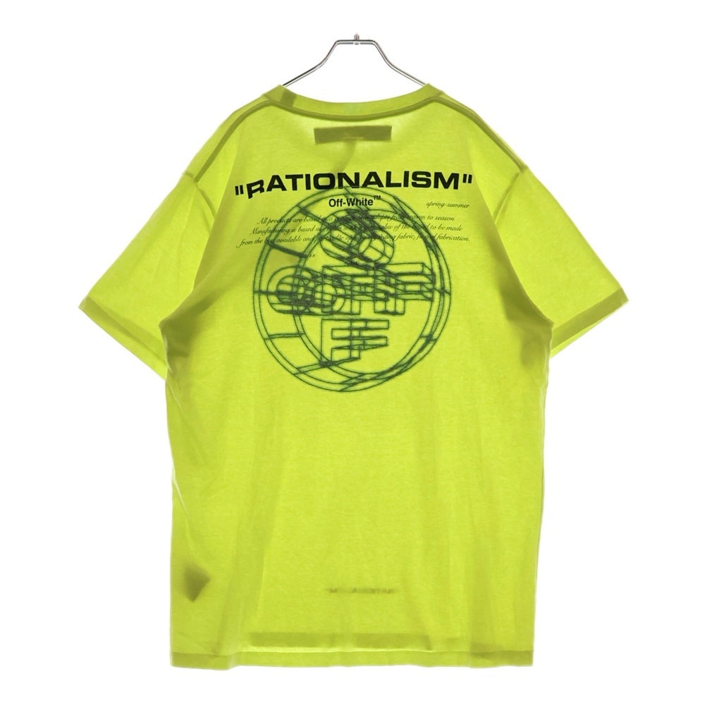 OFF-WHITE(オフホワイト) 20SS 3D Crossed Off S/S Slim T-Shirt 半袖Tシャツ イエロー OMAA027R20185003