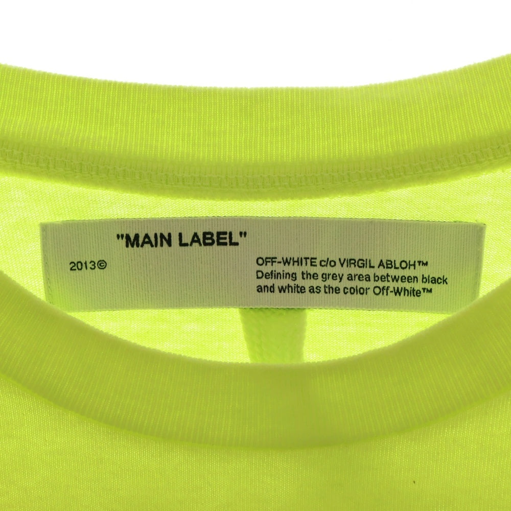 OFF-WHITE(オフホワイト) 20SS 3D Crossed Off S/S Slim T-Shirt 半袖Tシャツ イエロー OMAA027R20185003
