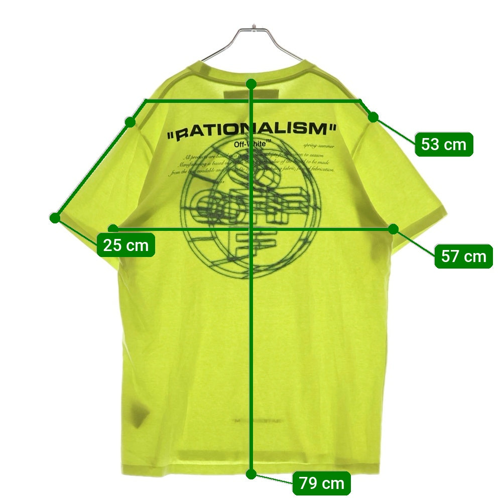 OFF-WHITE(オフホワイト) 20SS 3D Crossed Off S/S Slim T-Shirt 半袖Tシャツ イエロー OMAA027R20185003