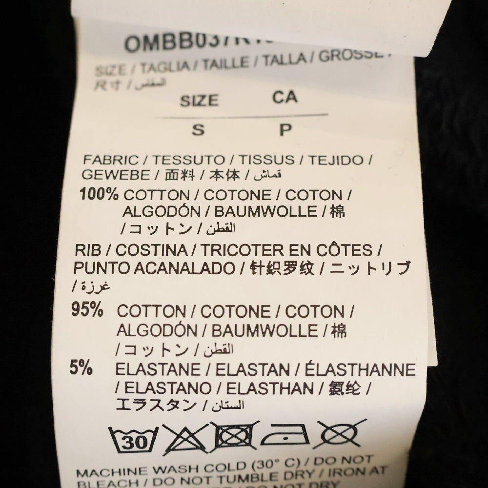 OFF-WHITE(オフホワイト) 19SS Kiss Over Hoodie プルオーバースウェットパーカー フーディー ブラック OMBB037R19B97003