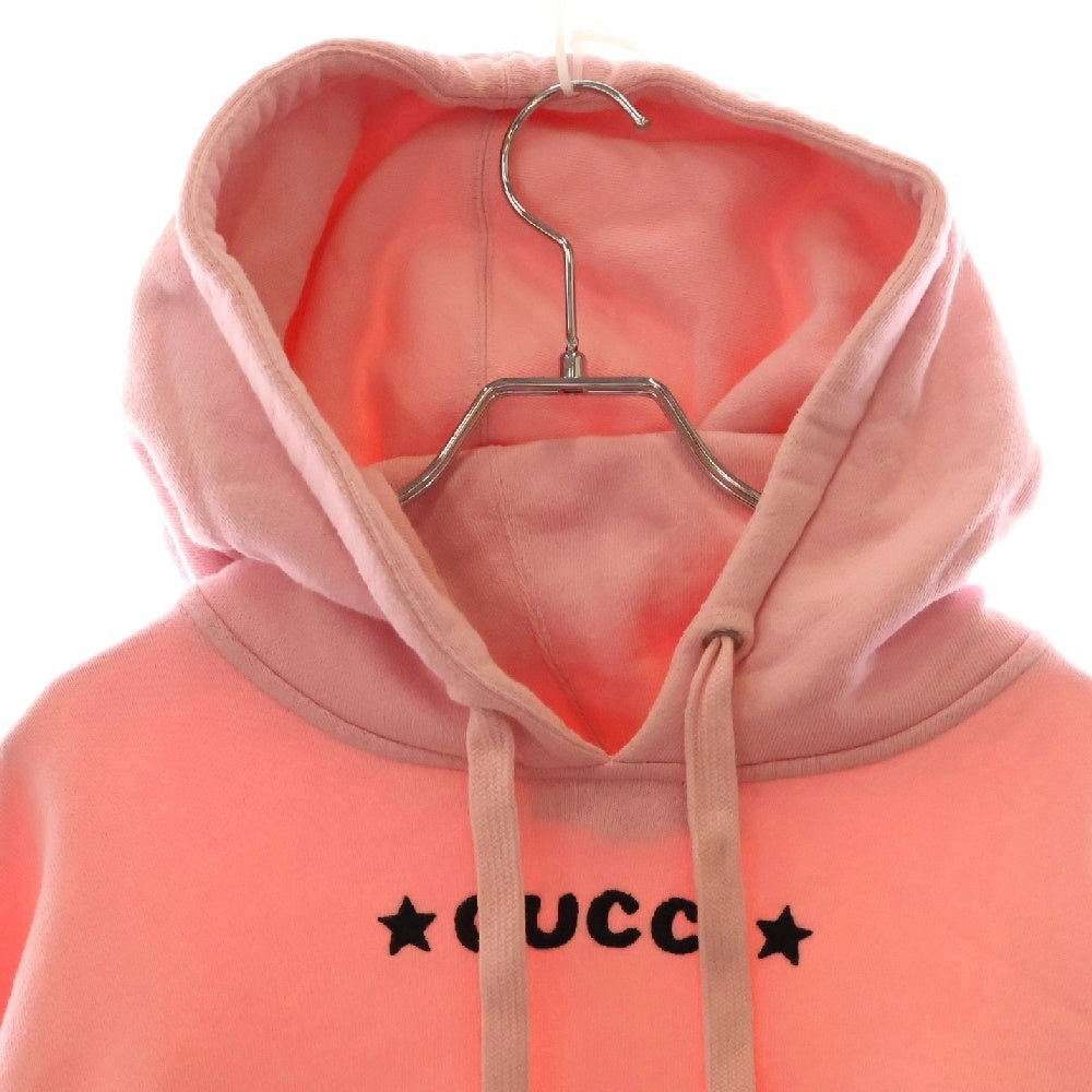 GUCCI(グッチ) ×Disney Hoodie ディズニー 刺繍プルオーバースウェットパーカー フーディー ピンク 615061 XJDC7