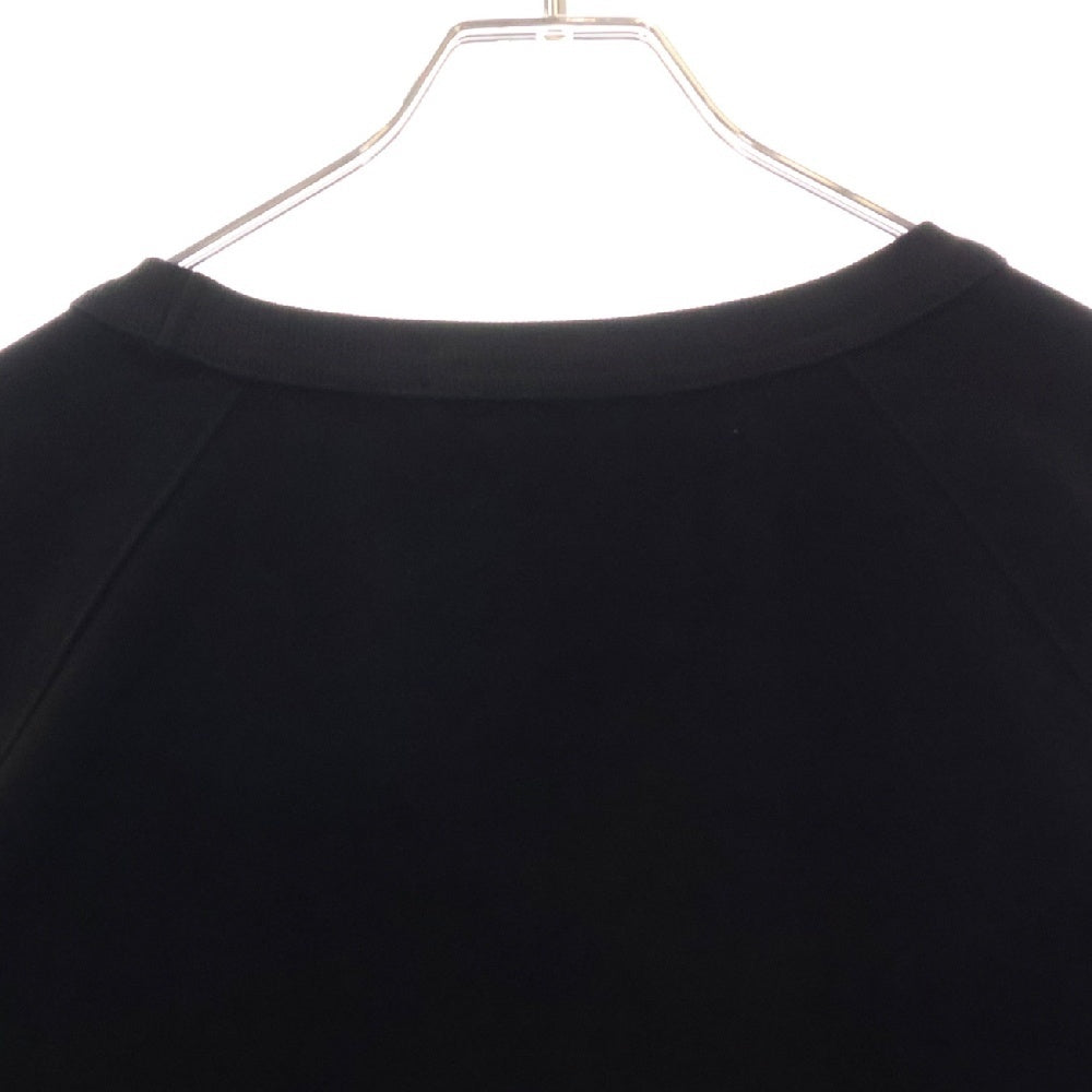 STONE ISLAND(ストーンアイランド) Ghost Crewneck Sweatshirt ゴーストピース ロゴワッペン クルーネックスウェットトレーナー ブラック 7515618F3