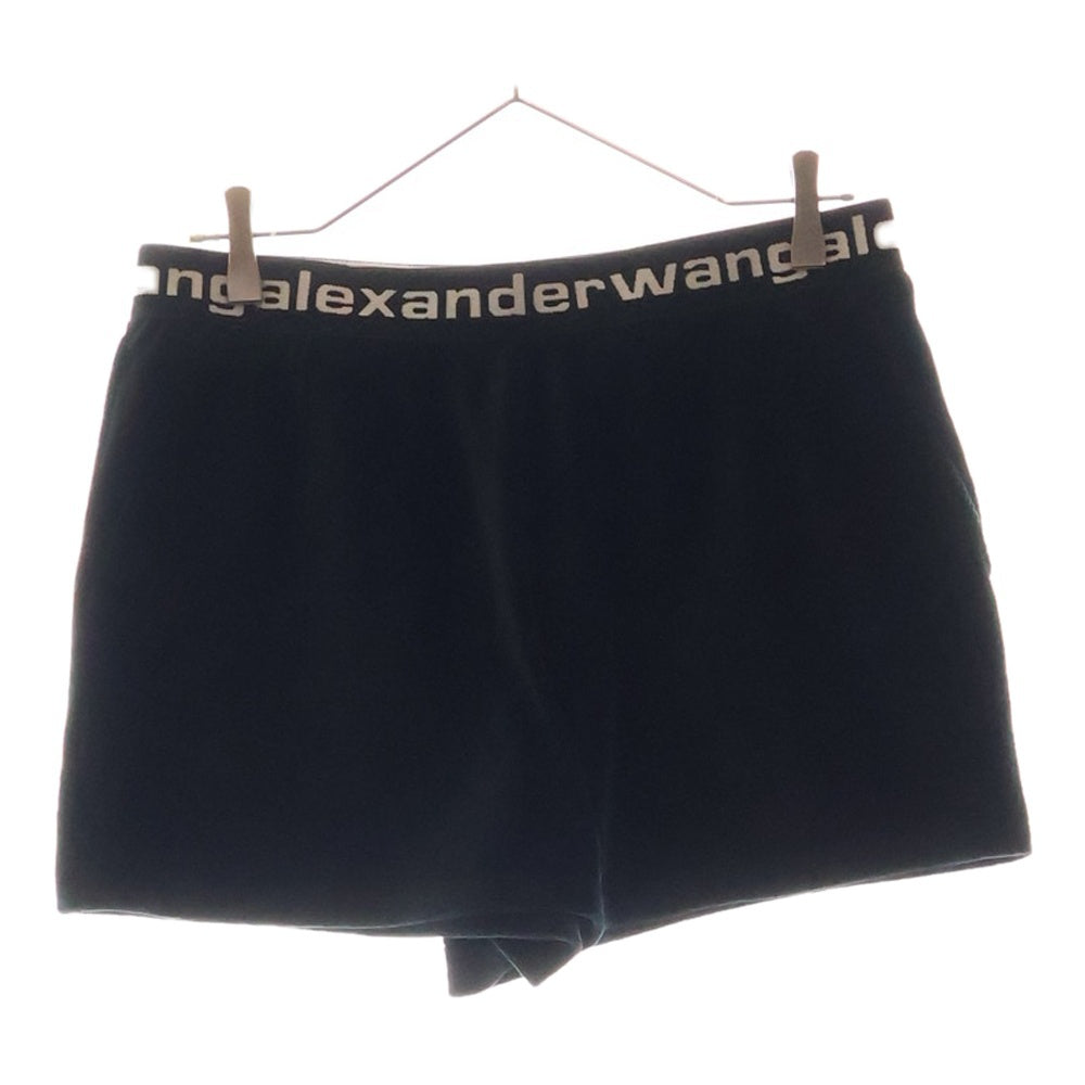 ALEXANDER WANG(アレキサンダーワン) Stretch Corduroy Shorts コーデュロイ ショーツ ハーフパンツ ブラック レディース 4CC1204025