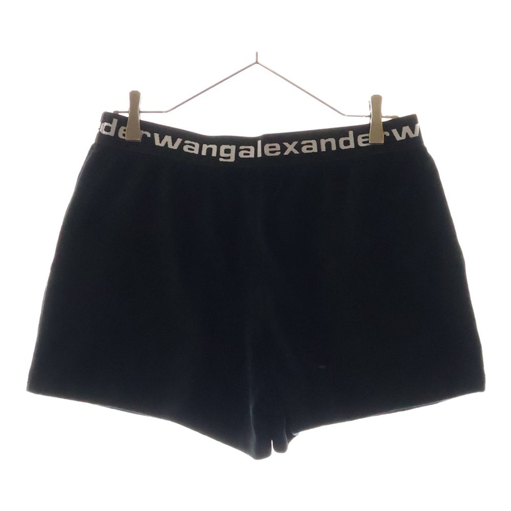 ALEXANDER WANG(アレキサンダーワン) Stretch Corduroy Shorts コーデュロイ ショーツ ハーフパンツ ブラック レディース 4CC1204025