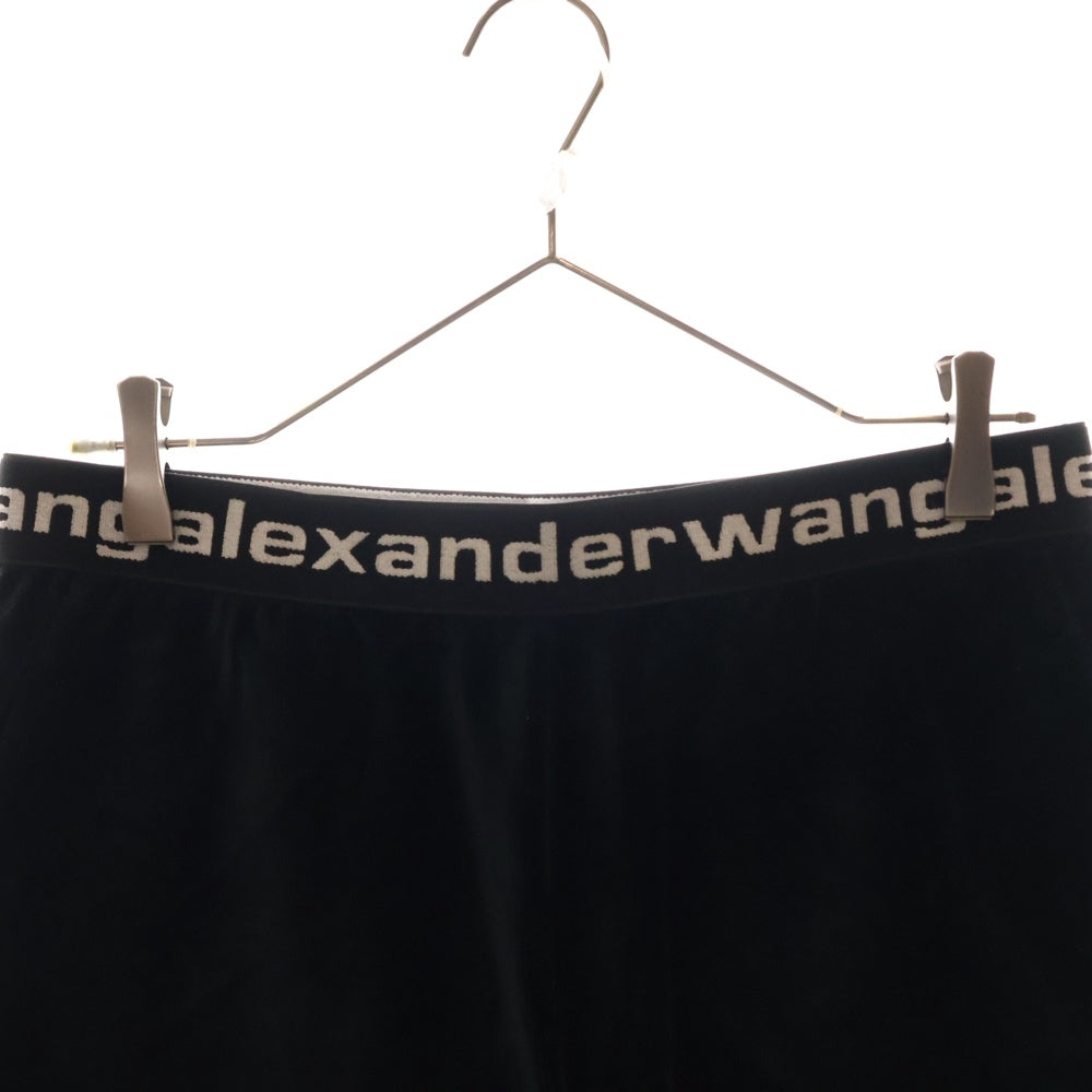 ALEXANDER WANG(アレキサンダーワン) Stretch Corduroy Shorts コーデュロイ ショーツ ハーフパンツ ブラック レディース 4CC1204025