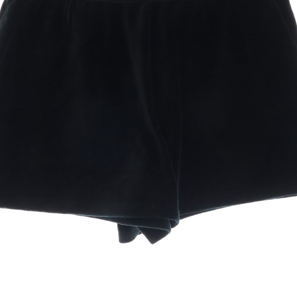 ALEXANDER WANG(アレキサンダーワン) Stretch Corduroy Shorts コーデュロイ ショーツ ハーフパンツ ブラック レディース 4CC1204025