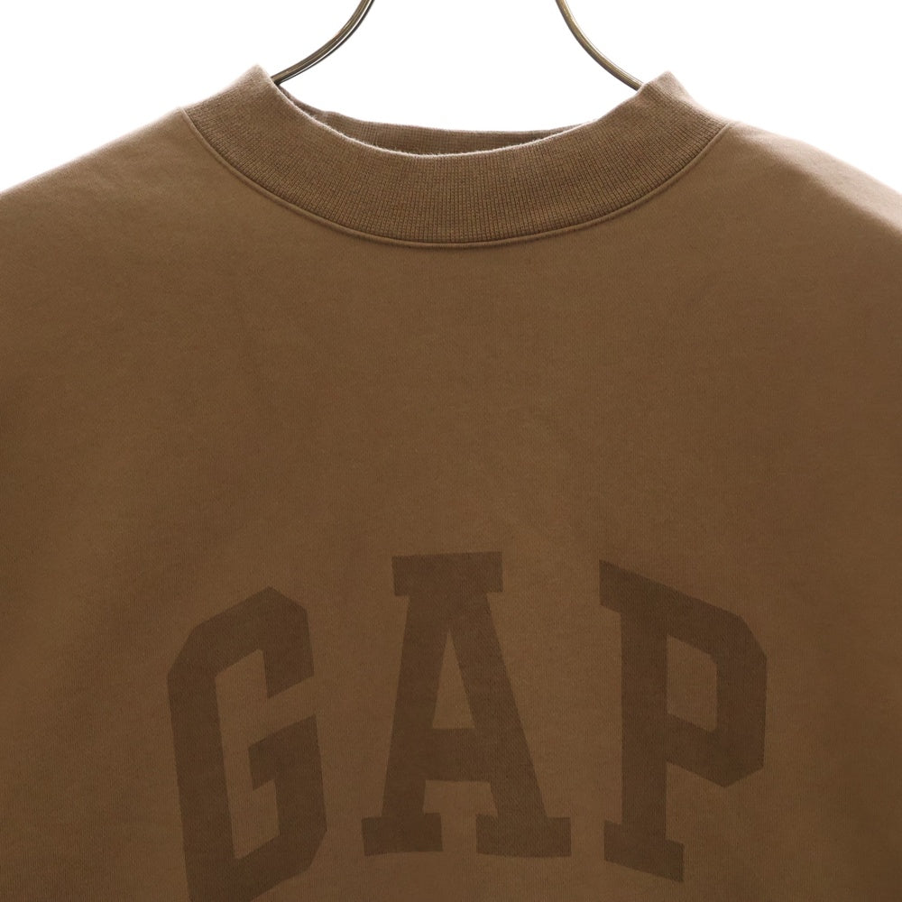 Yeezy Gap Engineered by Balenciaga(イージー ギャップ エンジニアードバイ バレンシアガ) Dove 3/4 Sleeve T-Shirt 肩パッド付半袖スウェットTシャツ ベージュ