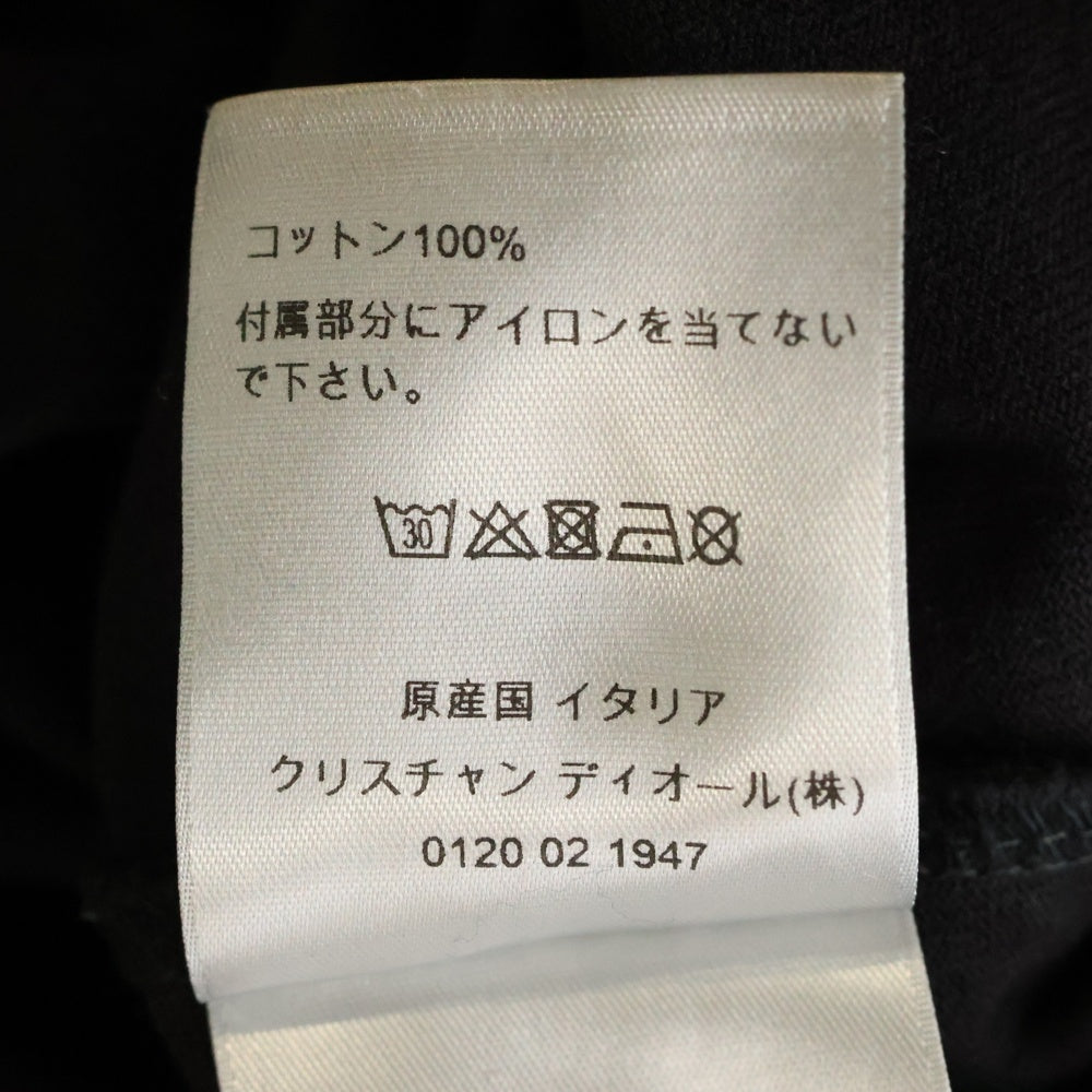 DIOR(ディオール) 20AW Shawn Stussy T-Shirt ショーンステューシー ロゴ刺繍半袖Tシャツ ブラック 033J625I0554
