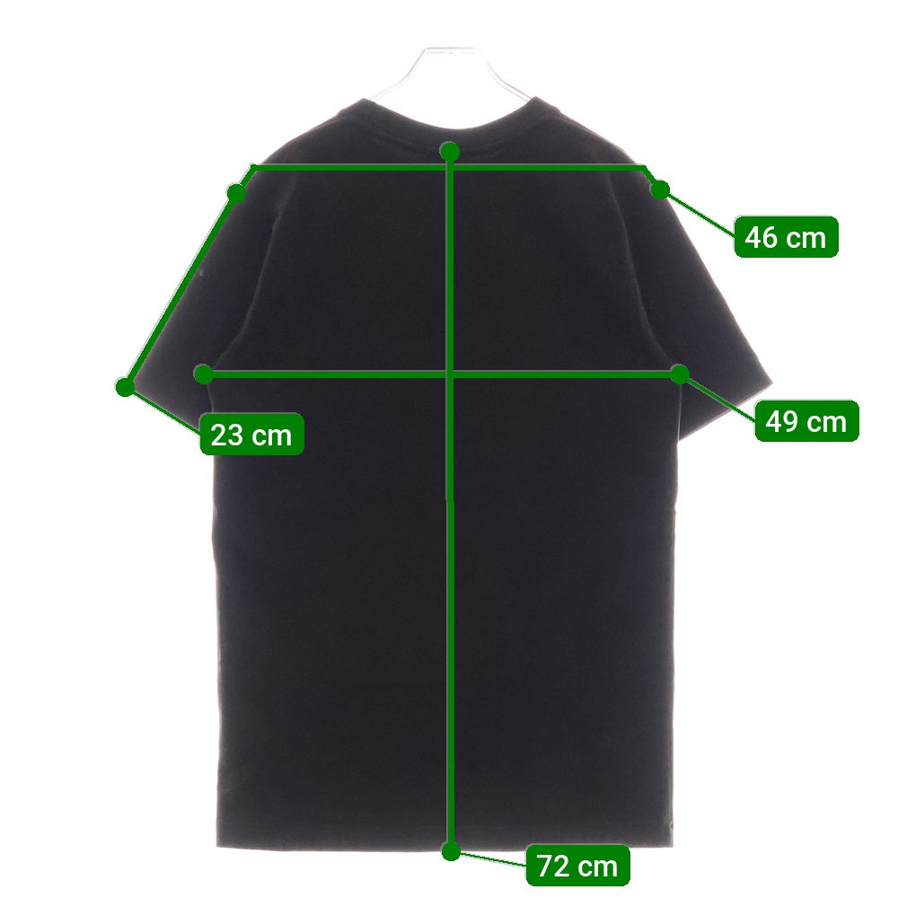 DIOR(ディオール) 20AW Shawn Stussy T-Shirt ショーンステューシー ロゴ刺繍半袖Tシャツ ブラック 033J625I0554