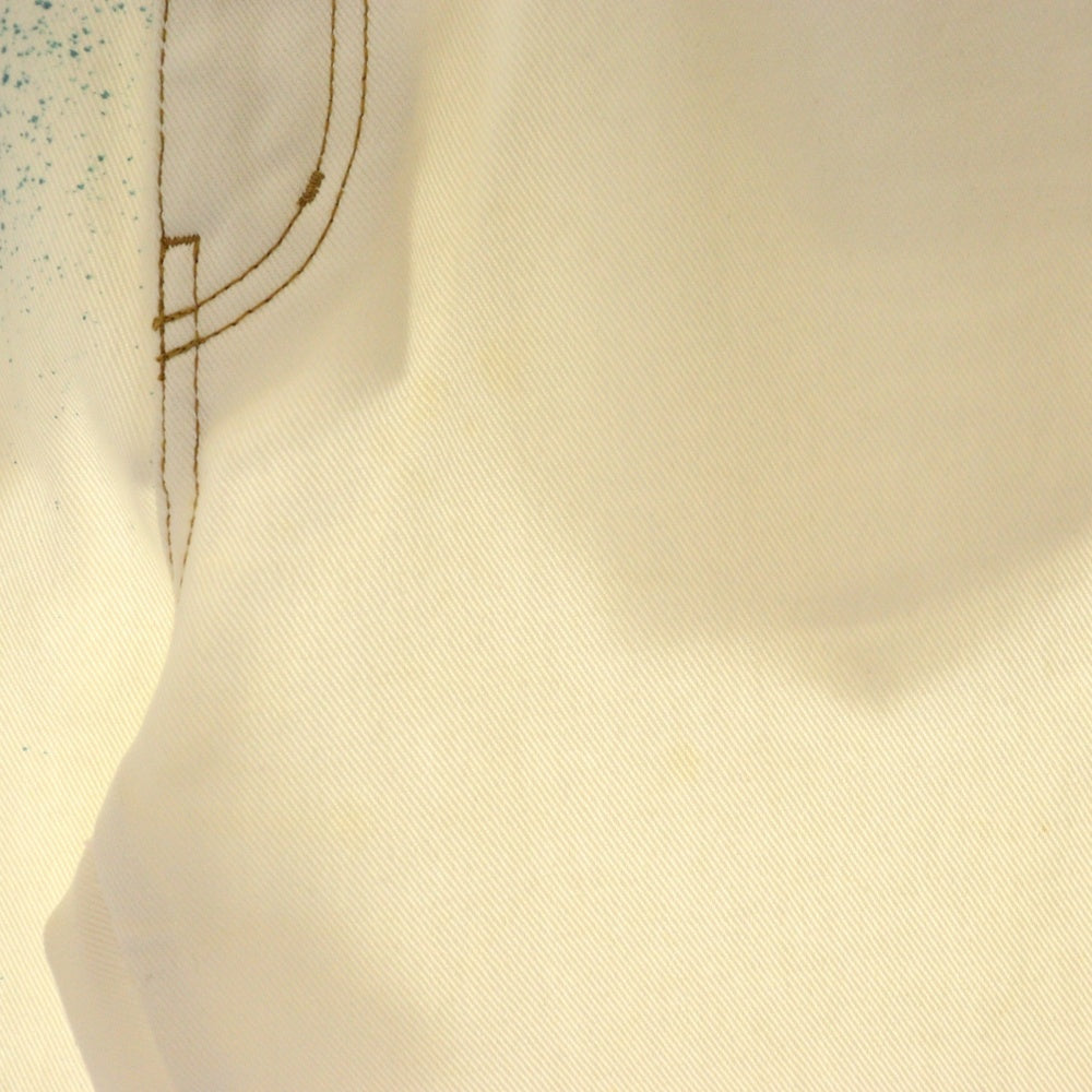 LOUIS VUITTON(ルイヴィトン) 23SS Spray Print Denim Pants LVスプレープリント デニムパンツ ホワイト RM231M U13 HOD10X