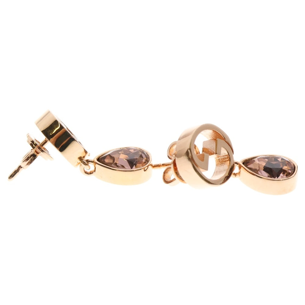 GUCCI(グッチ) Blondie クリスタルピアス ゴールド レディース