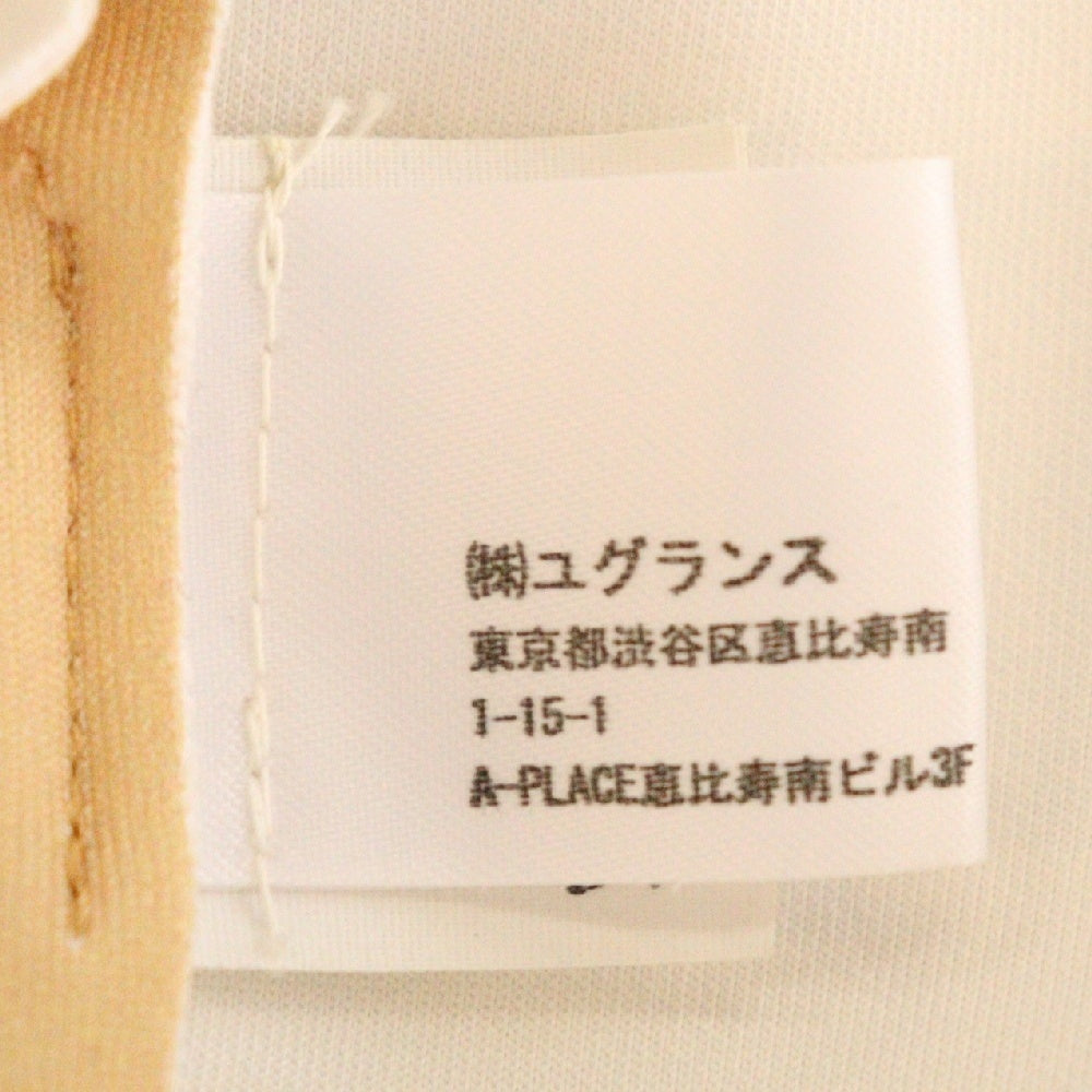 DRIES VAN NOTEN(ドリスヴァンノッテン) 20AW ボンディング加工カットソー フラワープリント半袖Tシャツ ベージュ レディース