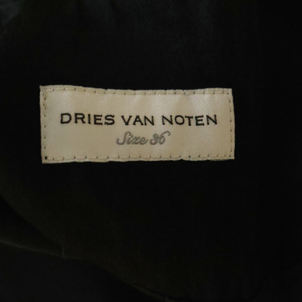 DRIES VAN NOTEN(ドリスヴァンノッテン) Drawstring Collar ワンピース レディース ブラック