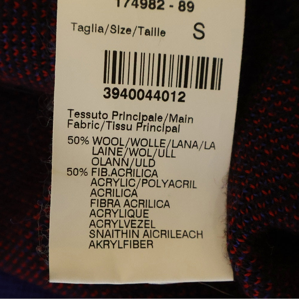 MSGM(エムエスジーエム) Half Zip ハイネックタイトワンピース ブラック/ブルー/レッド レディース