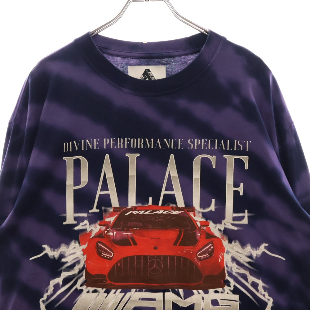 Palace Skateboards(パレススケートボーズ) フロントプリント 長袖Tシャツ ロンT カットソー パープル