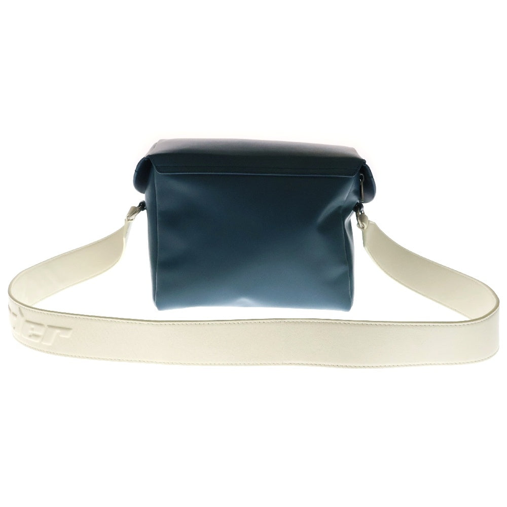 JIL SANDER(ジルサンダー) LID CROSSBODY エンボスロゴショルダーバッグ グリーン/ホワイト