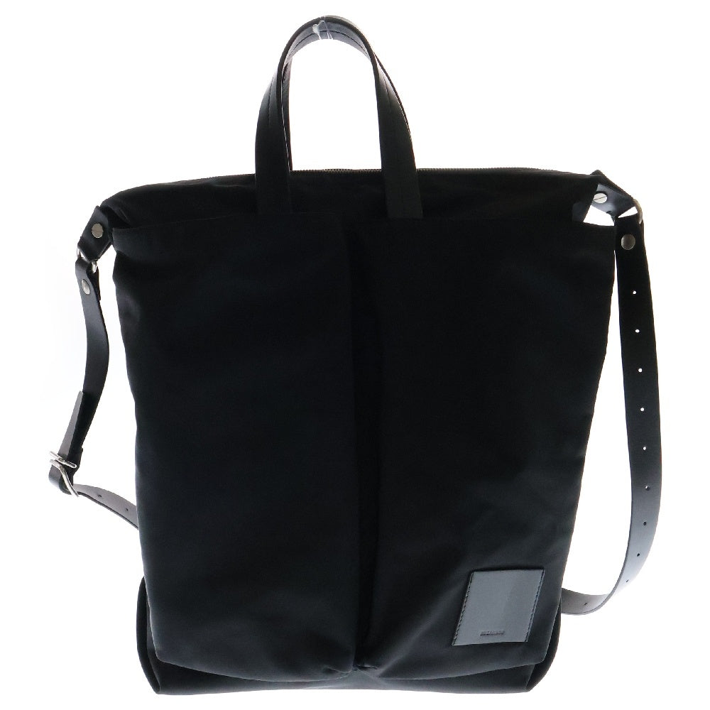 JIL SANDER(ジルサンダー) PILOT TOTE パイロットトートバッグ 2WAY ショルダーバッグ J25WD0002 ブラック