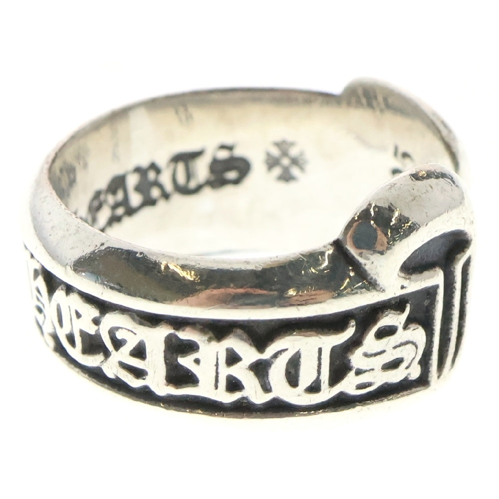 CHROME HEARTS(クロムハーツ) SM SCROLL LABEL スモールスクロールラベル リング シルバー BCA413
