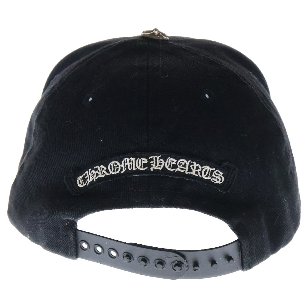 CHROME HEARTS(クロムハーツ) CH HAT ホースシュー CHプラス刺繍 クロスボールベースボールキャップ 帽子 ブラック