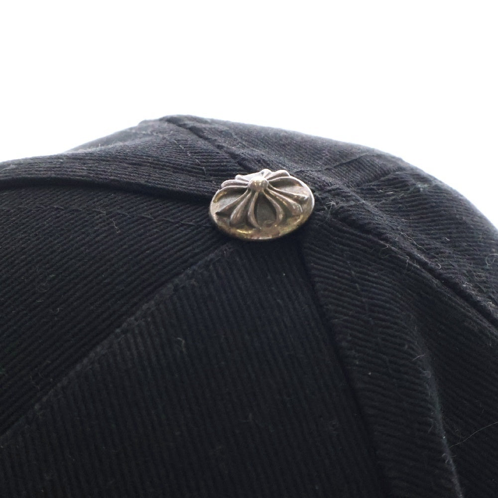 CHROME HEARTS(クロムハーツ) CH HAT ホースシュー CHプラス刺繍 クロスボールベースボールキャップ 帽子 ブラック