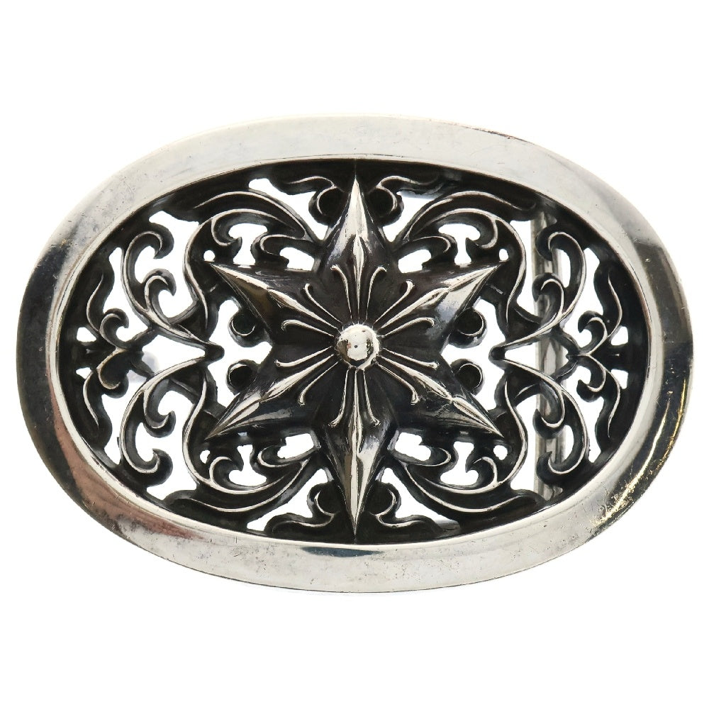 CHROME HEARTS(クロムハーツ) OVAL STAR STRAP1.5クラシックオーバルスターバックル シルバー